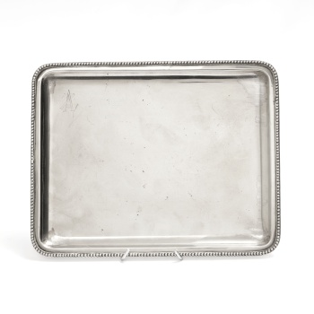 Moneta piedra plata bandeja para horno 35 x 25 cm 