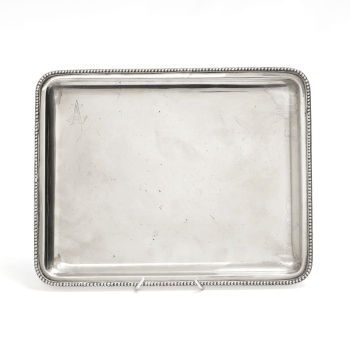 Bandeja, 3 bandejas de plástico para servir, bandeja rectangular de plástico,  bandeja rectangular de plástico para té para cocina, comedor, cafetería  (rosa, azul, gris) JM