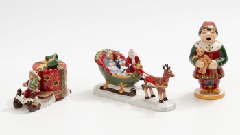  BWOLE 8 fundas de patas de mesa de Navidad, fundas de patas de  silla de Navidad, Papá Noel, calcetines de silla de Navidad, fundas de  patas de silla de mesa de