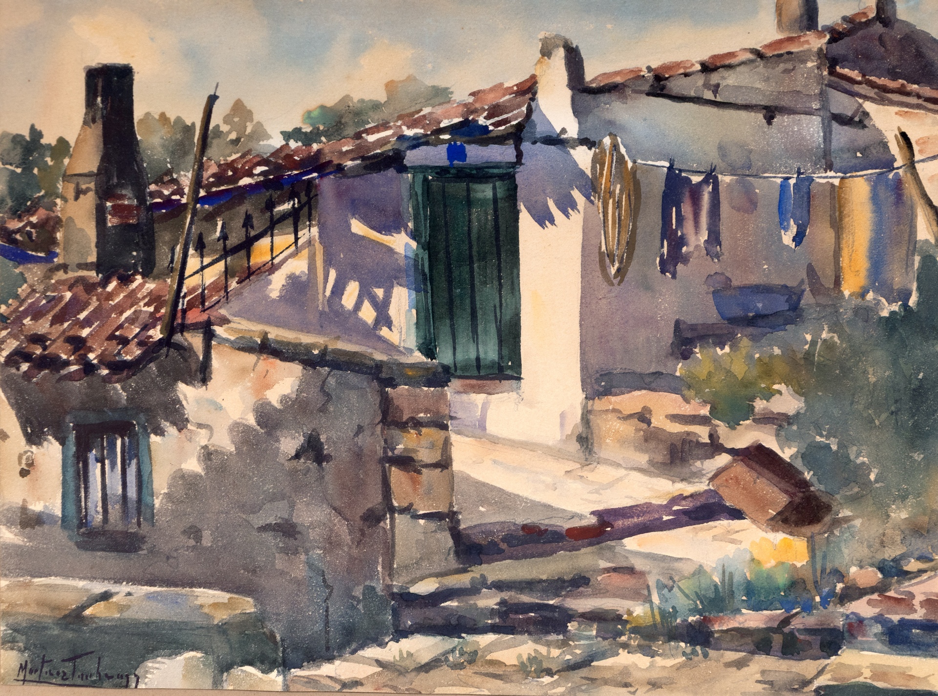 Casas de pescadores. Algorta.